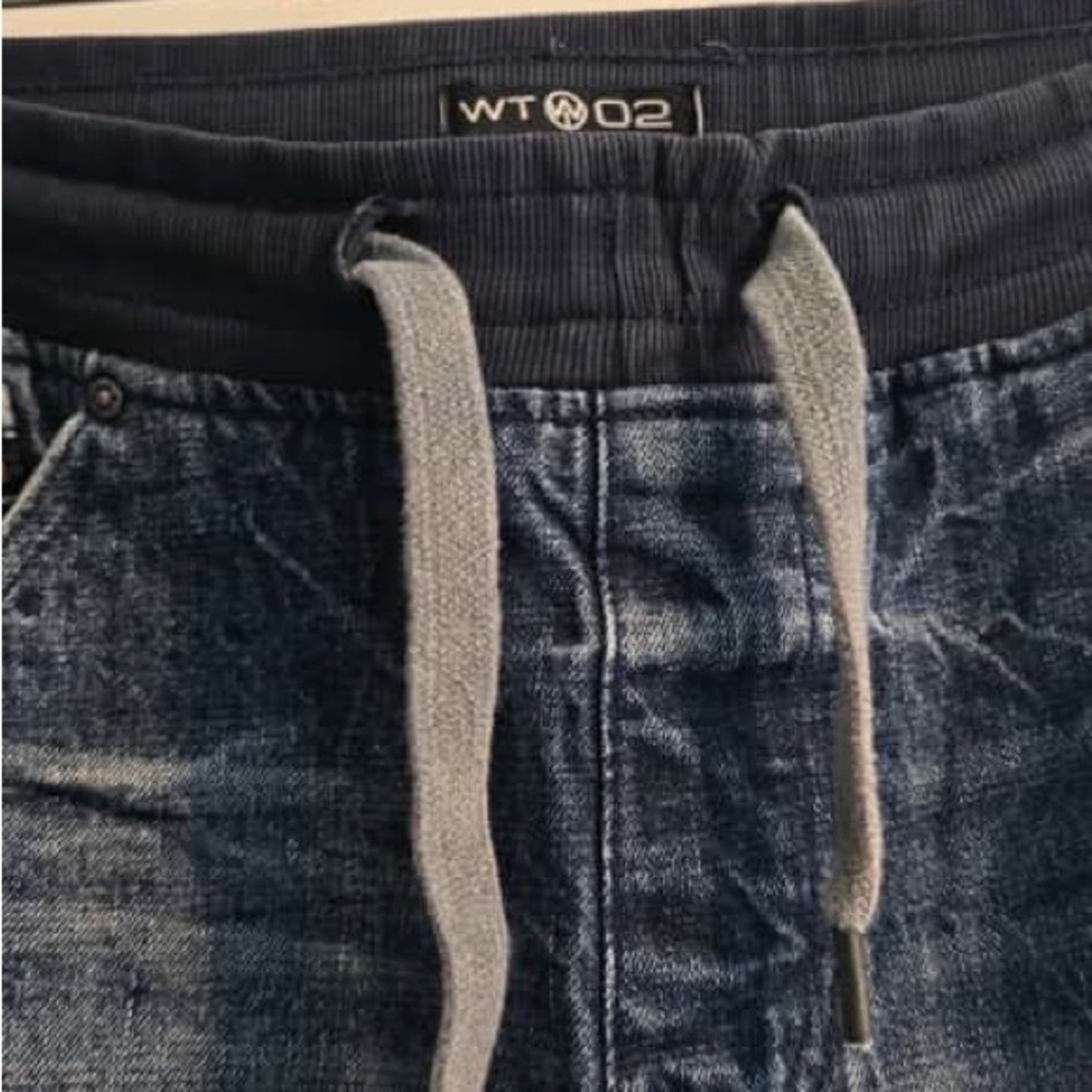 Men's Stylish Indigo Denim Jogger Pants - Picture 14 of 16